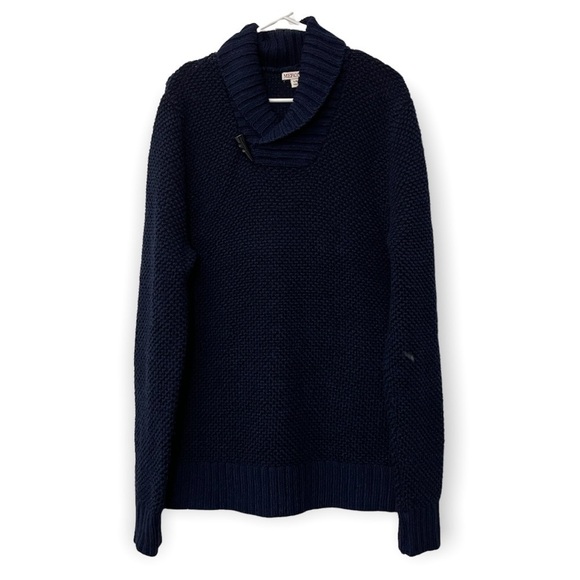Merona Wool Blend Sweater | Navy Blue | Size L - Picture 1 of 9